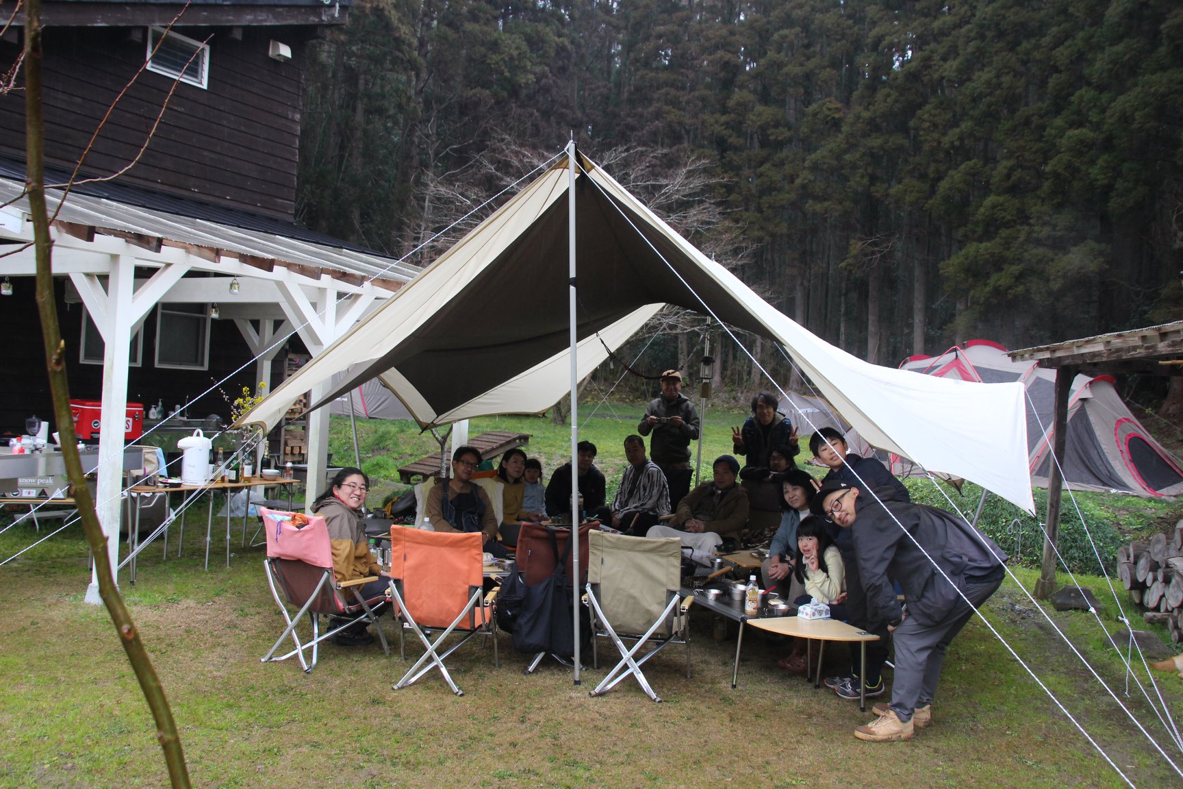 森の雑貨屋さん スノーピーク 焚き火 タキビタープオクタ 展示品 未