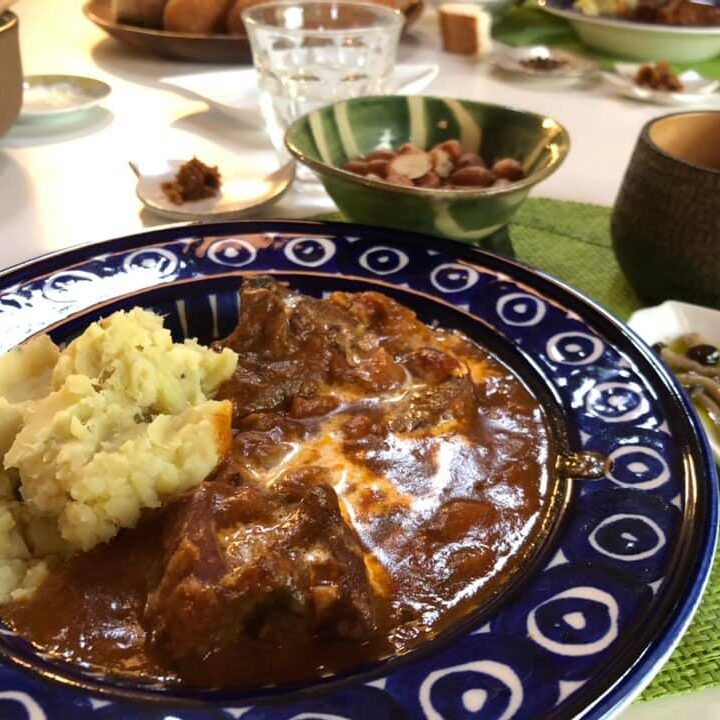 房総ジビエ（イノシシ）赤ワイン煮込み料理体験