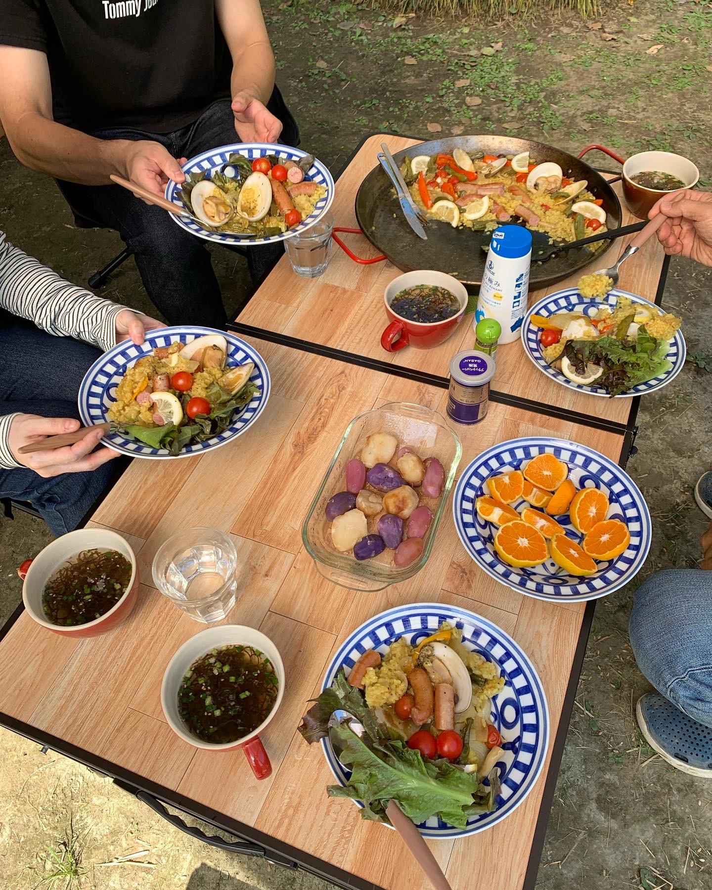 パエリア料理体験