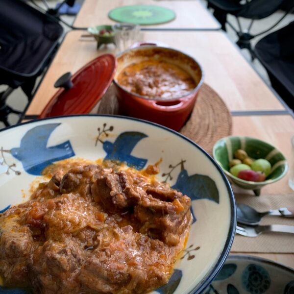 イノシシの赤ワイン煮シチュー料理体験