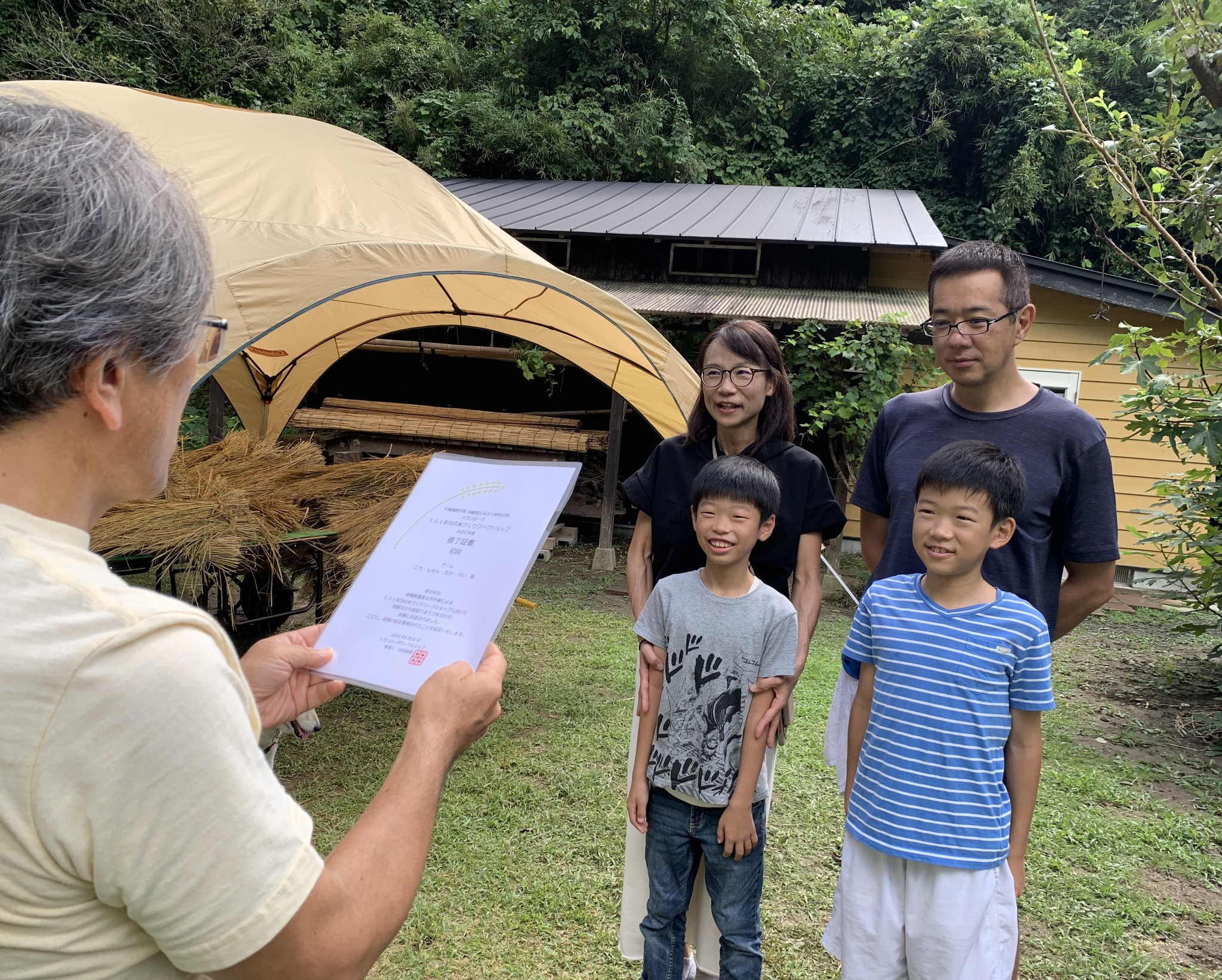 1人1年分の米づくりワークショップ