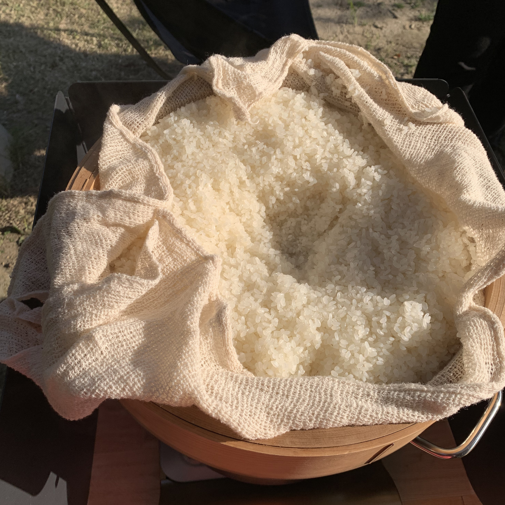 餅つき体験 岩井ファーム