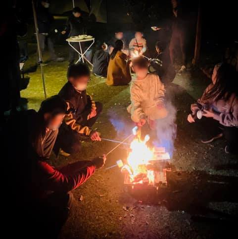 焚き火体験